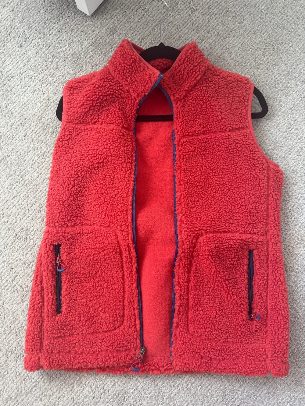 Red Sherpa Fleece Vest Orvis